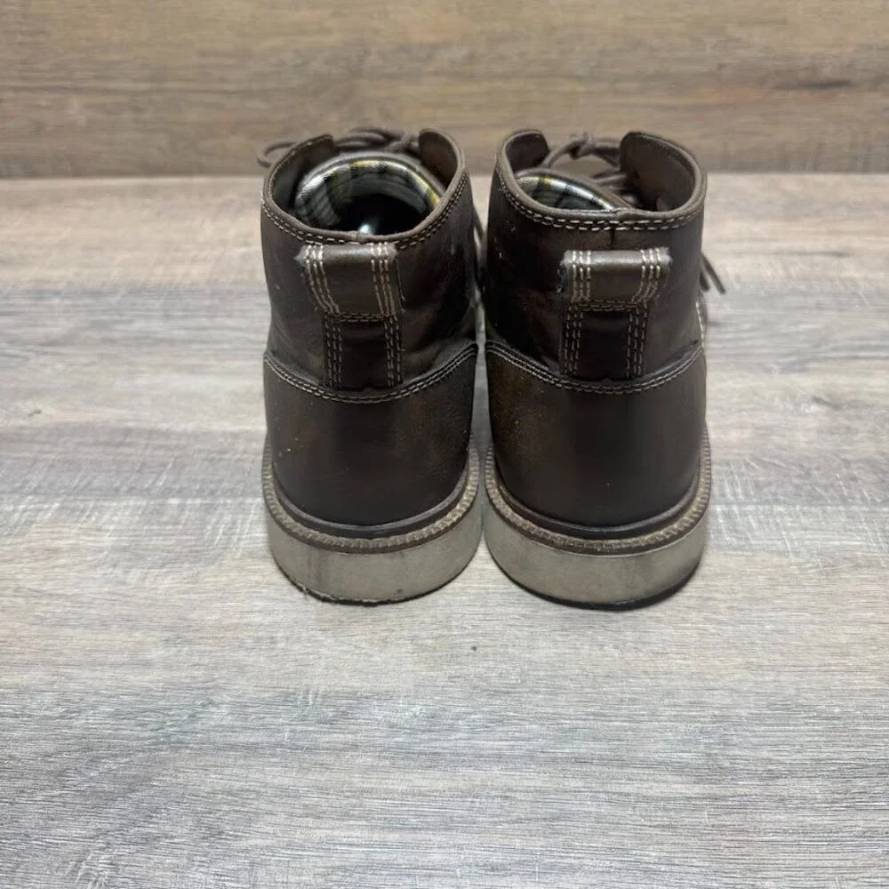 Buffalo David Bitton Brown Faux Leather Chukka Boots Men's Size 13